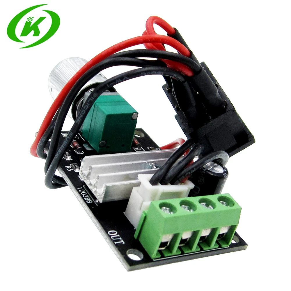 DC 6V 12V 24V 3A 80W PWM Motor Speed Control Adjustable Reversible Switch Regulator Board Governor Controller Module LED