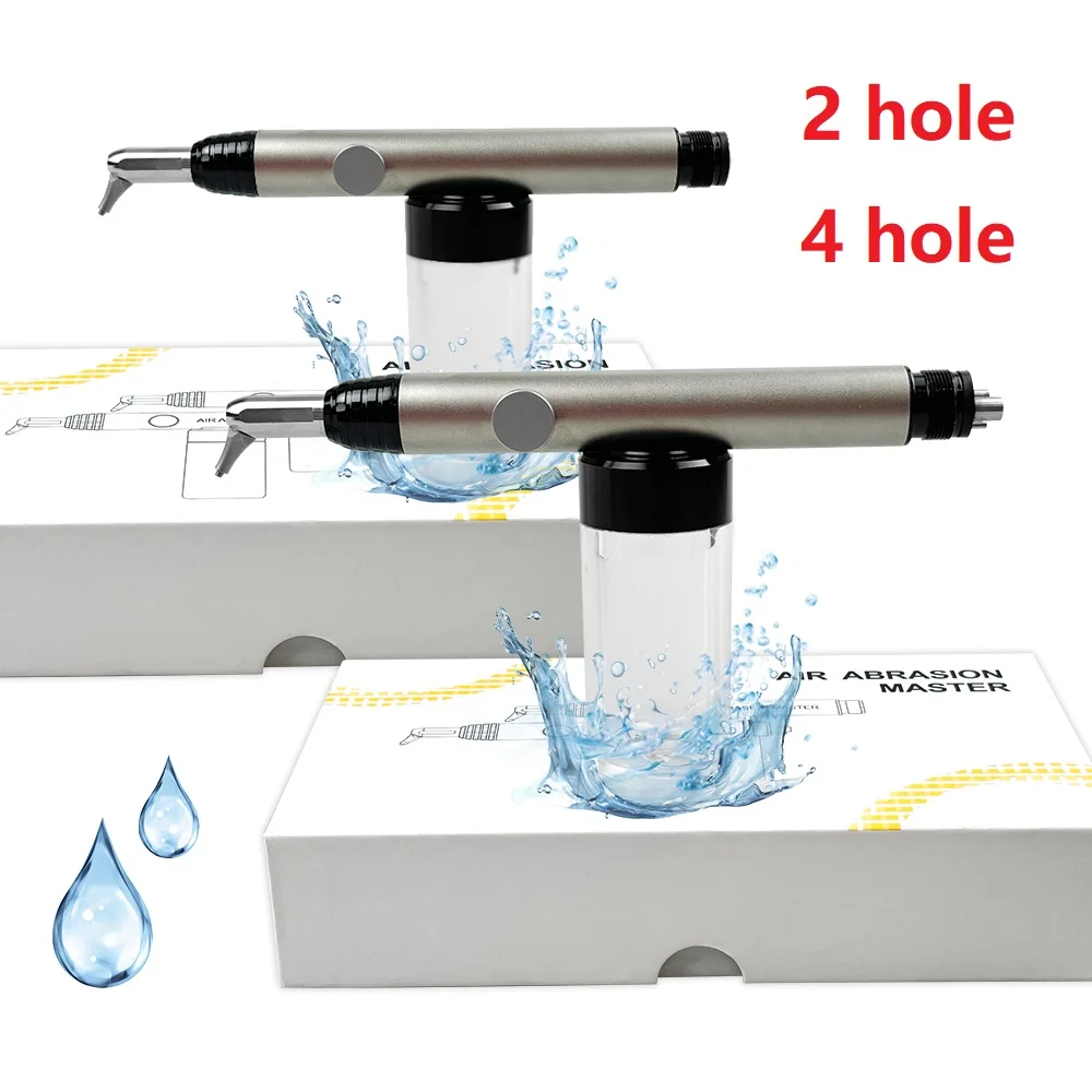 Dental Aluminum Oxide Micro Blaster 2/4 Hole Water Spraying And Sandblasting Microetcher Alumina System Air Abrasion Polisher
