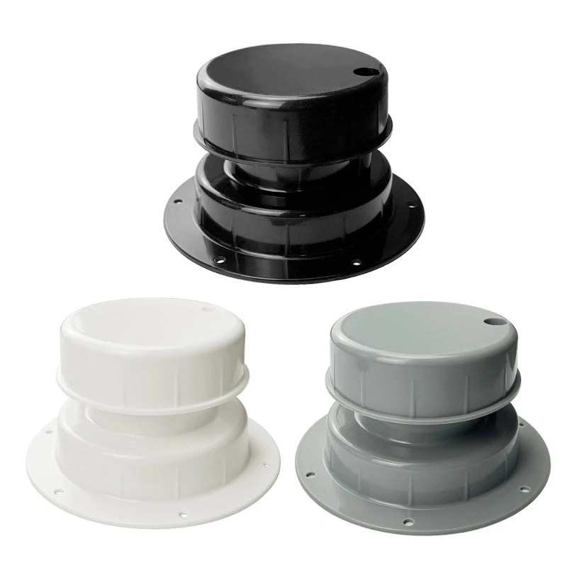 Travel Trailer Roof Vent Caps Versatile Ventilation Stops Odors & Promotes Dry Interiors in Wet Conditions