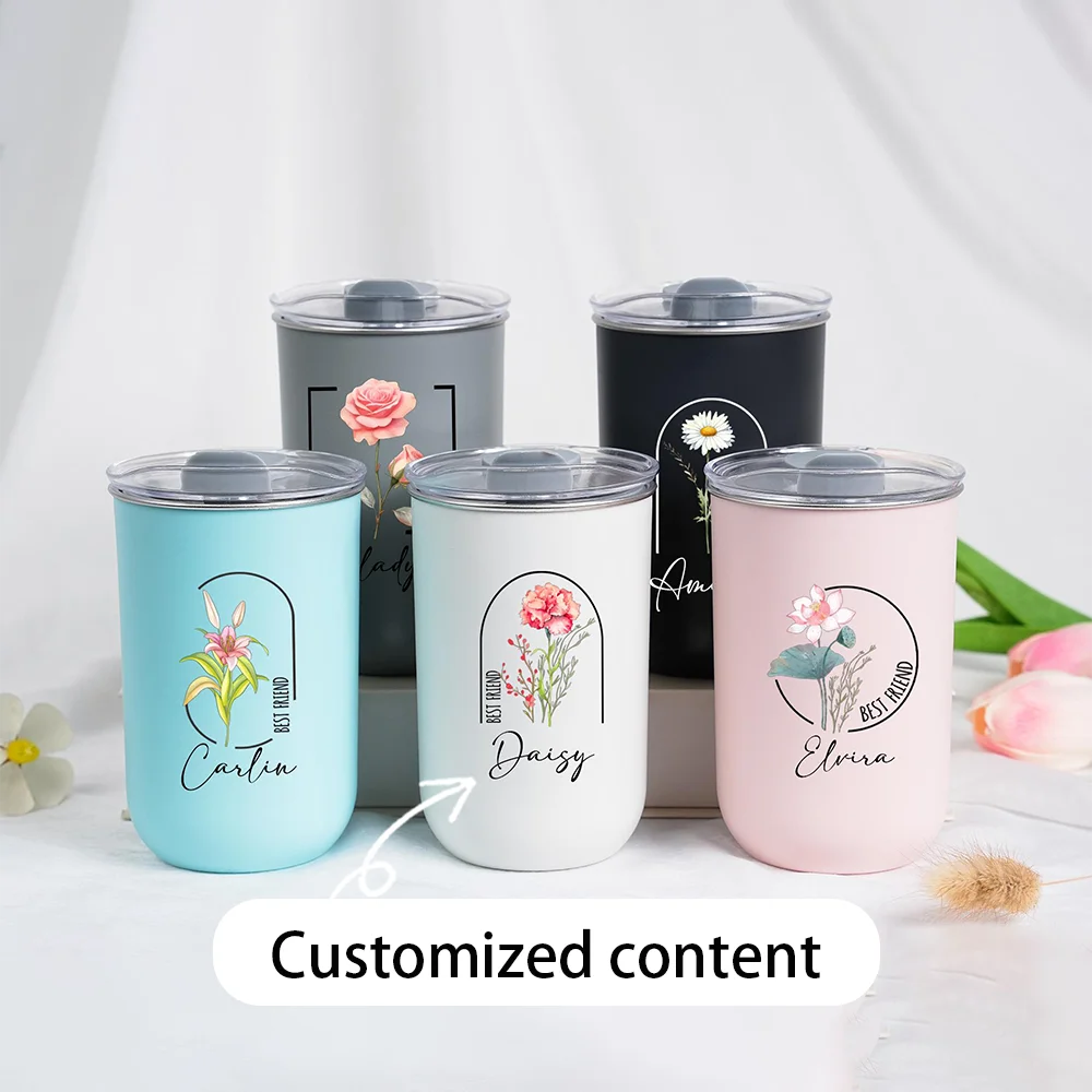 Coffee Equipment With Name - Vaso de Agua Personalizable de Acero
