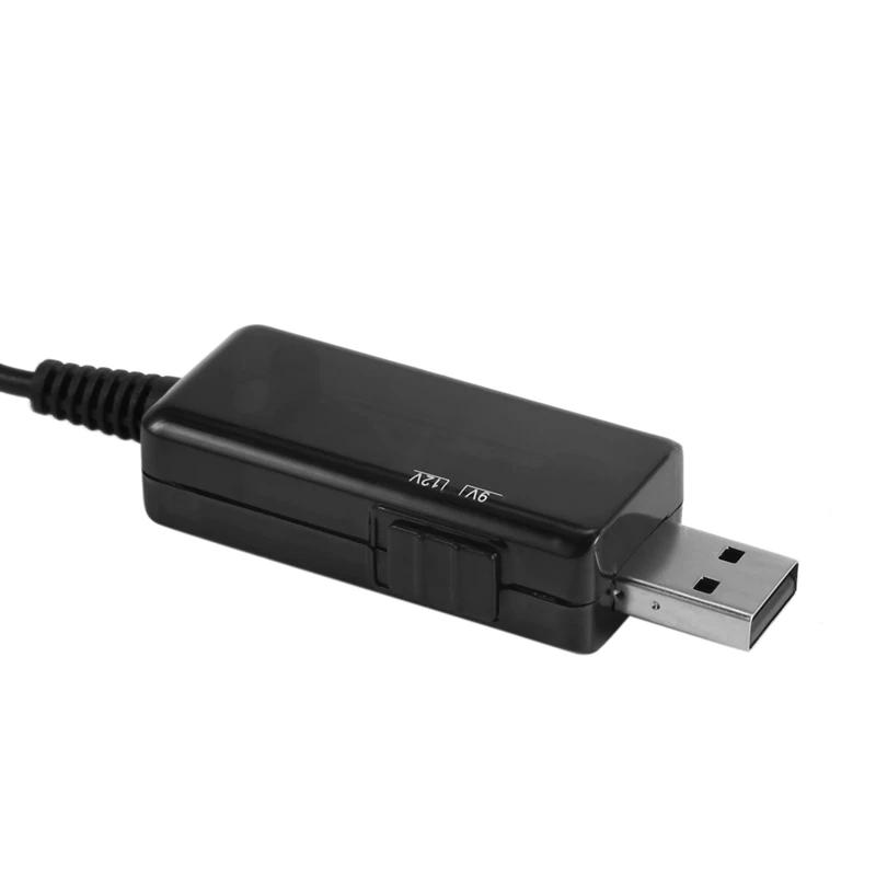 كابل تعزيز USB لتحويل الجهد ، منظم الطاقة مع التبديل ، 2X ، 5V ، 9V ، 12V ، العاصمة ، 1A محول فولت