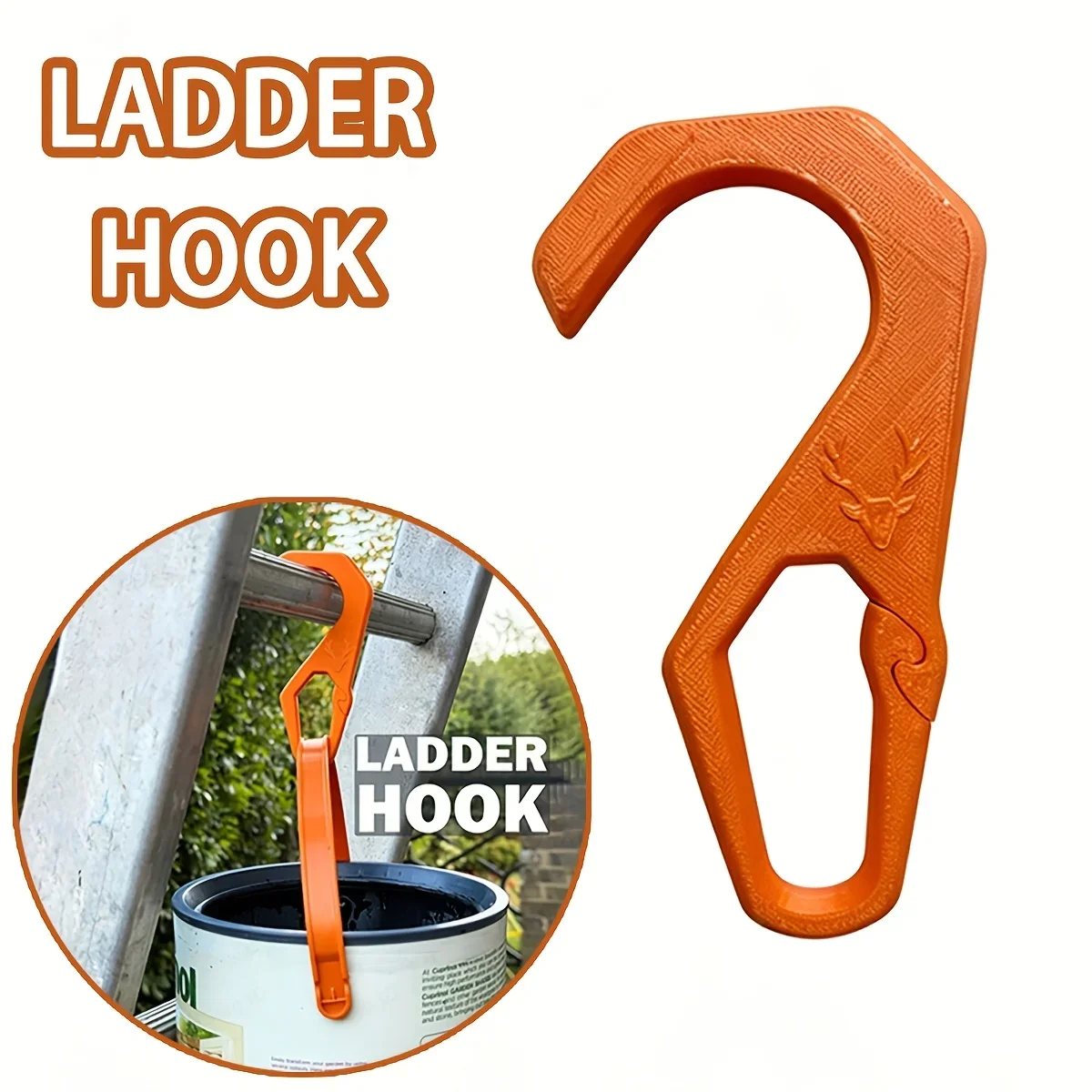 Hook, Hook on The Ladder, Avoiding Frequent Climbing Up And Down, Convenient for Placing Maintenance Tools,Painting Ladder Hook