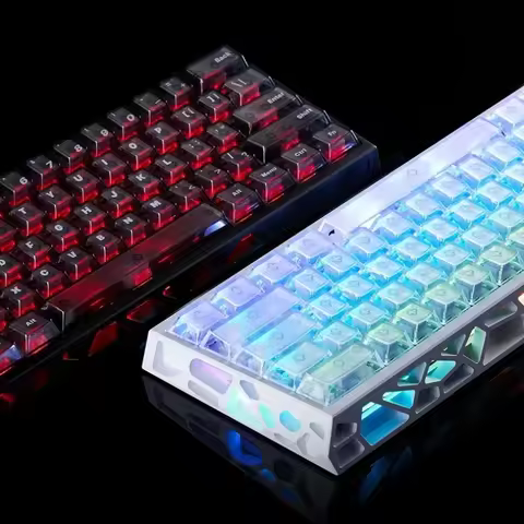 MADCATZ Mad Light 60 HE Hollow Magnetic Axis Keyboard E-sports Special Gaming Keyboard Custom CNC All-aluminum Hollow Keyboard