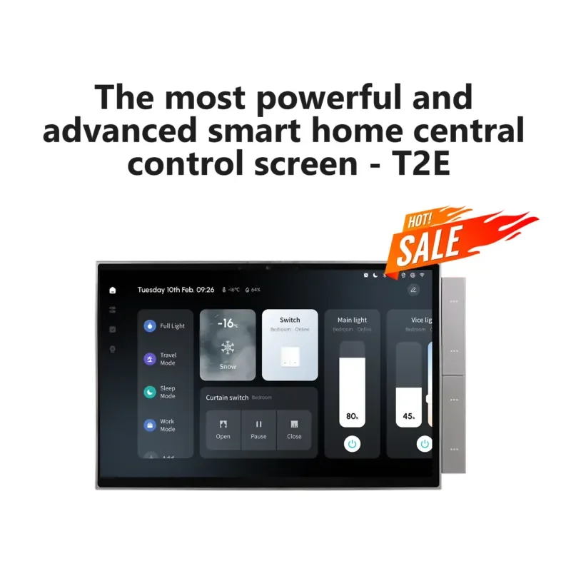 【2026 Precision Made】 2025 New Arrival 10 Inch Smart Home Touch Screen Wireless Central Control Panel Zigbee Gateway