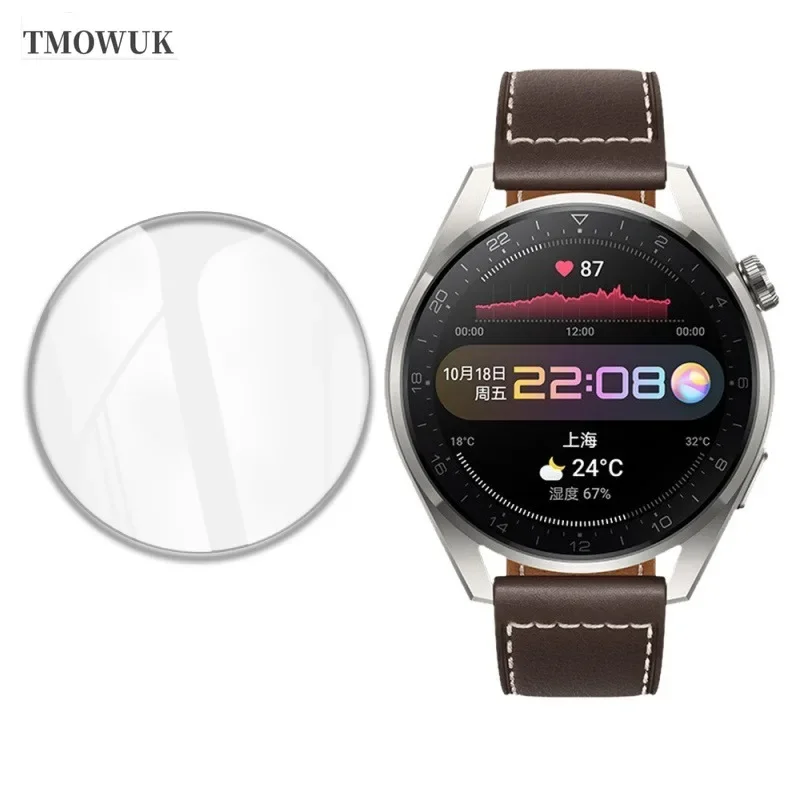 

For Huawei Watch3 Pro NEW Watch 3 Pro Tempered Glass Screen Protector Watch Film HD Clear 9H Anti-Scratch Accessories TMOWUK