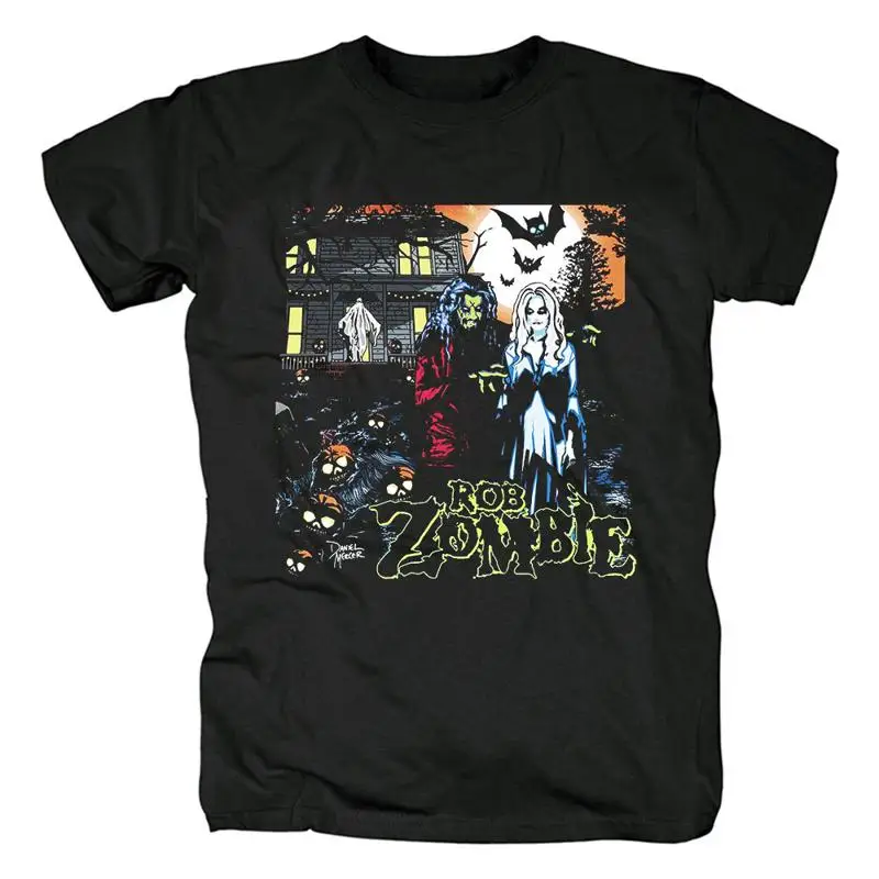 Awesome Rob Zombie Movies In Order Cotton Black All Size T Shirt Ag166