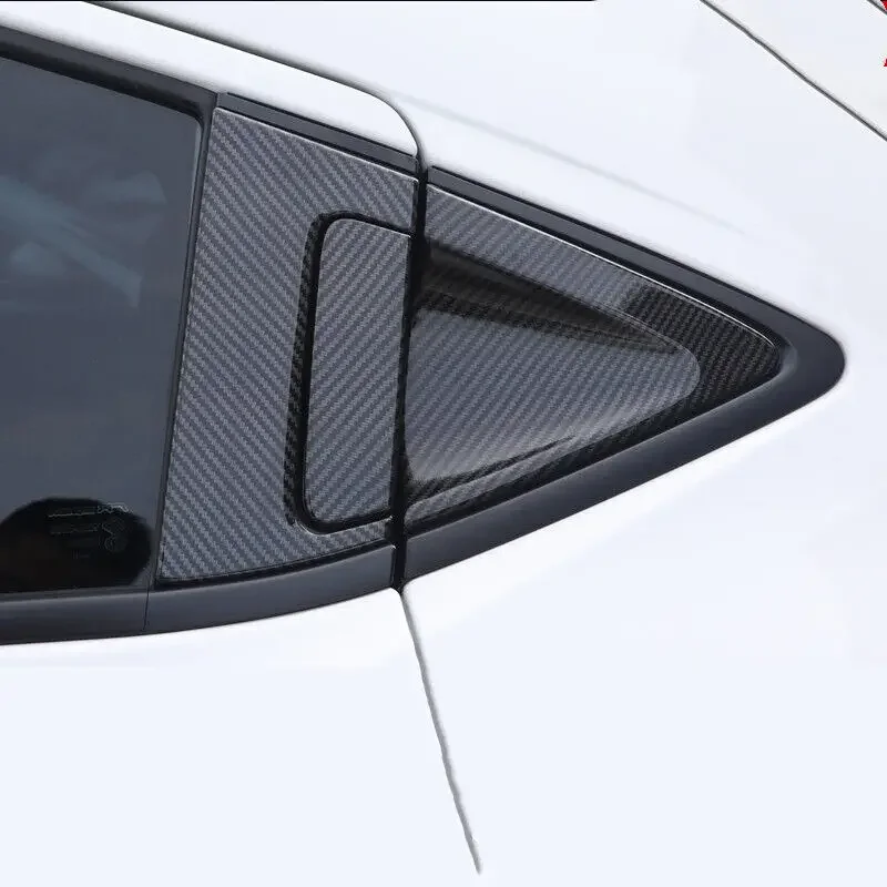 For Honda HR-V HRV Vezel 2014-2021 Carbon Fiber Chrome ABS Car Door Bowl Handles Cover Trim Protector Sticker Accessories Auto