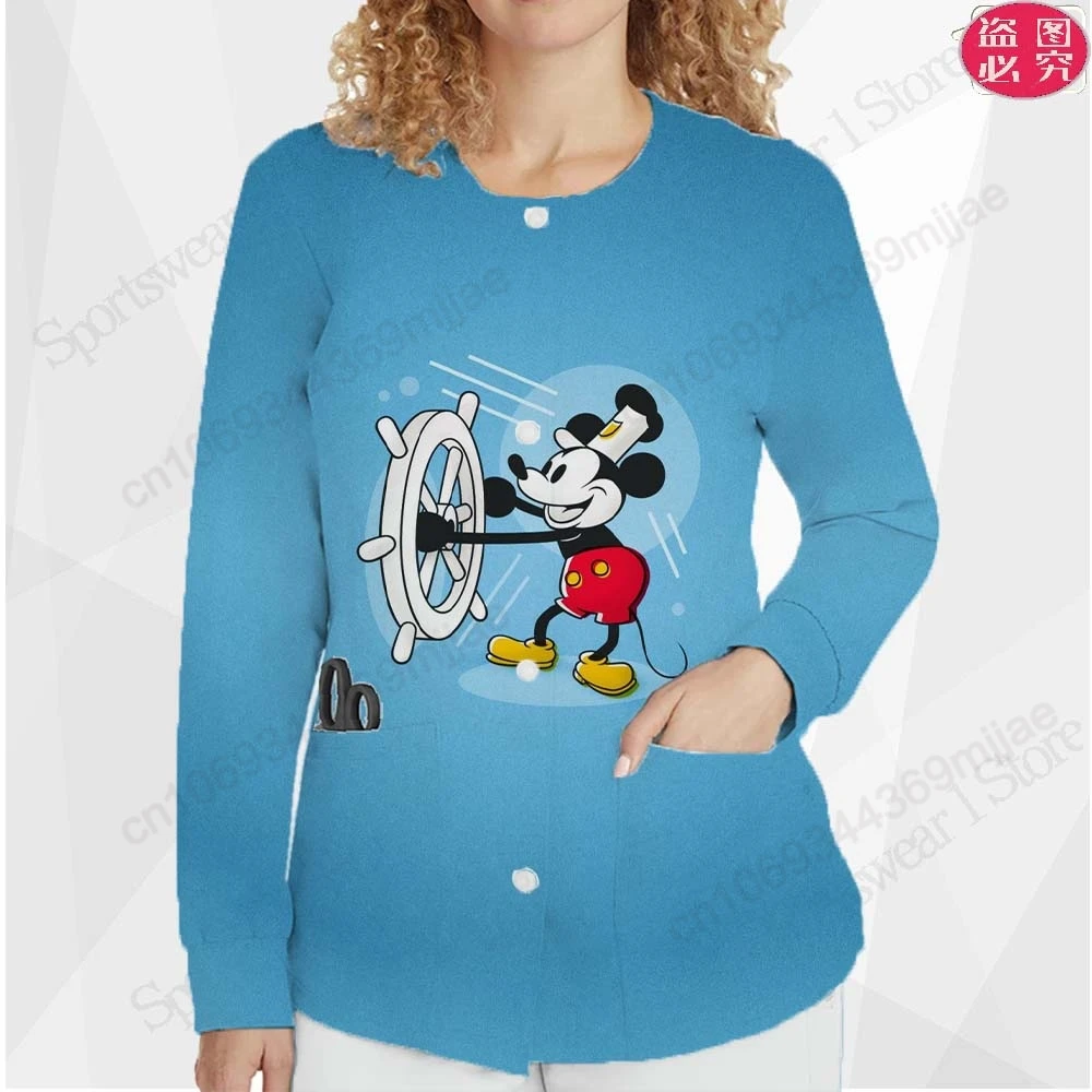 Chaqueta con bolsillo para mujer, uniforme de enfermera Y2k, Anorak, cárdigan de estilo coreano, 2023, 2023, envío gratis