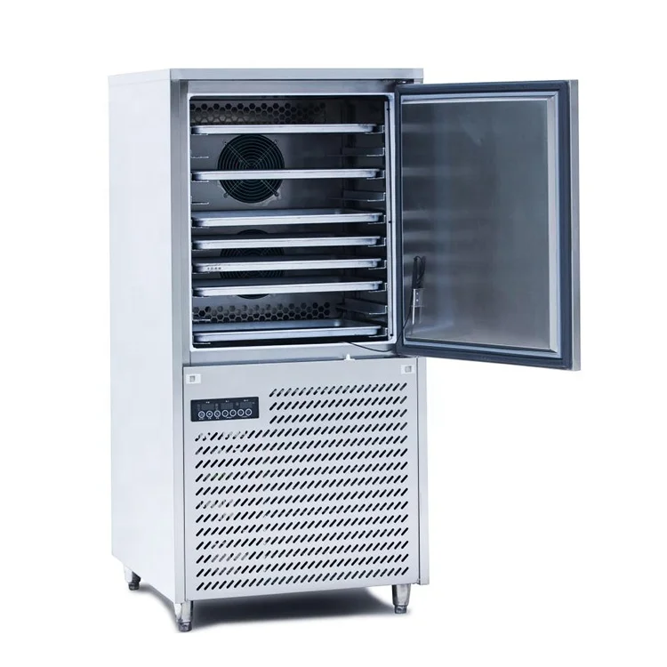 Kitchen Equipment Countertop Blast Chiller Commercial 5 Trays Small Countertop Blast Freezers For Meat