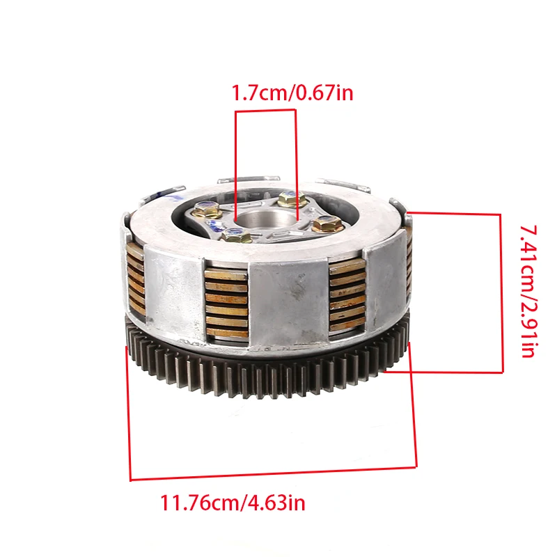New 190cc horizontal engine dust collection pit bicycle parts motorcycle manual clutch assembly