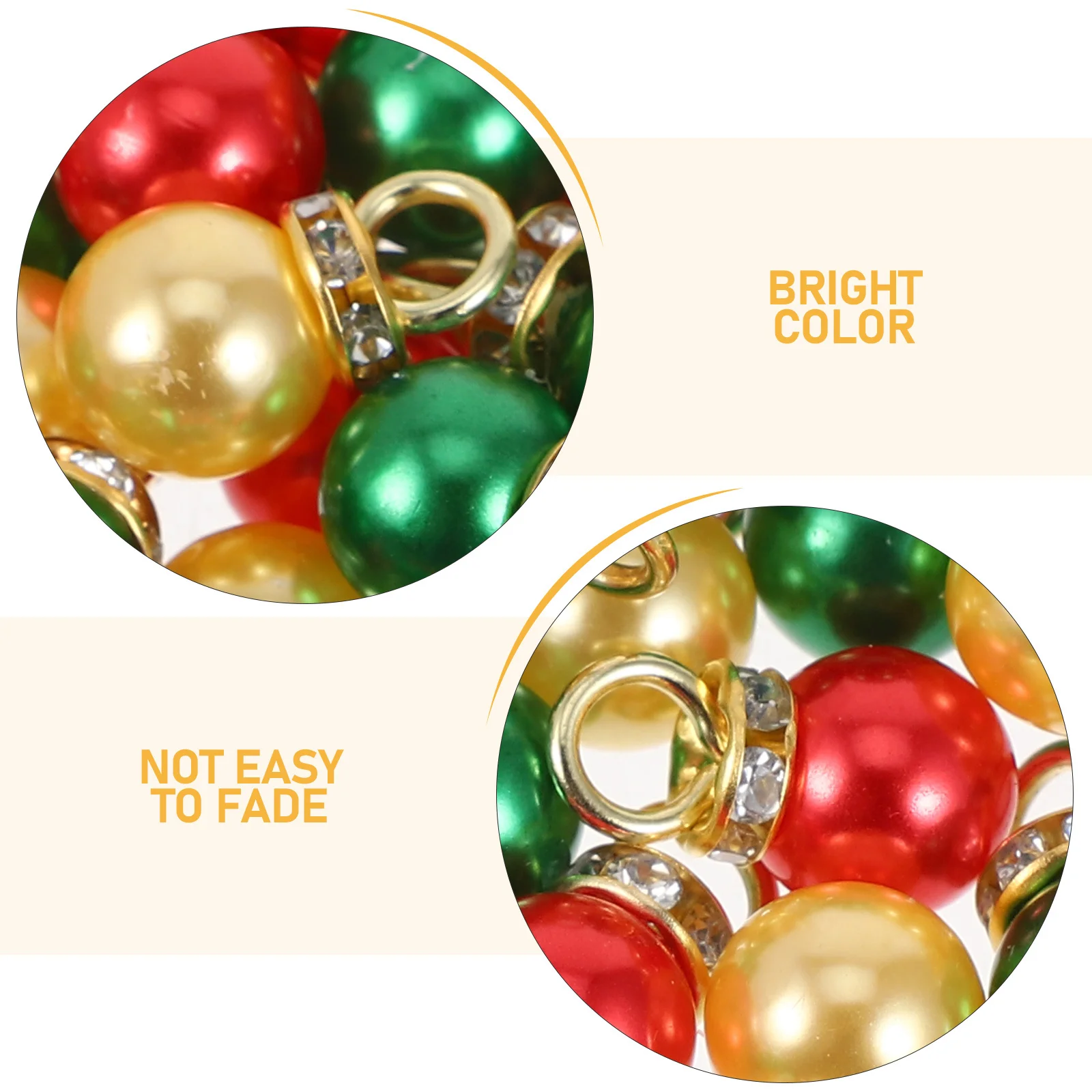 150 قطعة بريق صغير شجرة عيد الميلاد كرات الحلي حلي معلقة عيد الميلاد عطلة تزيين مُثبت شجرة صغيرة الحلي