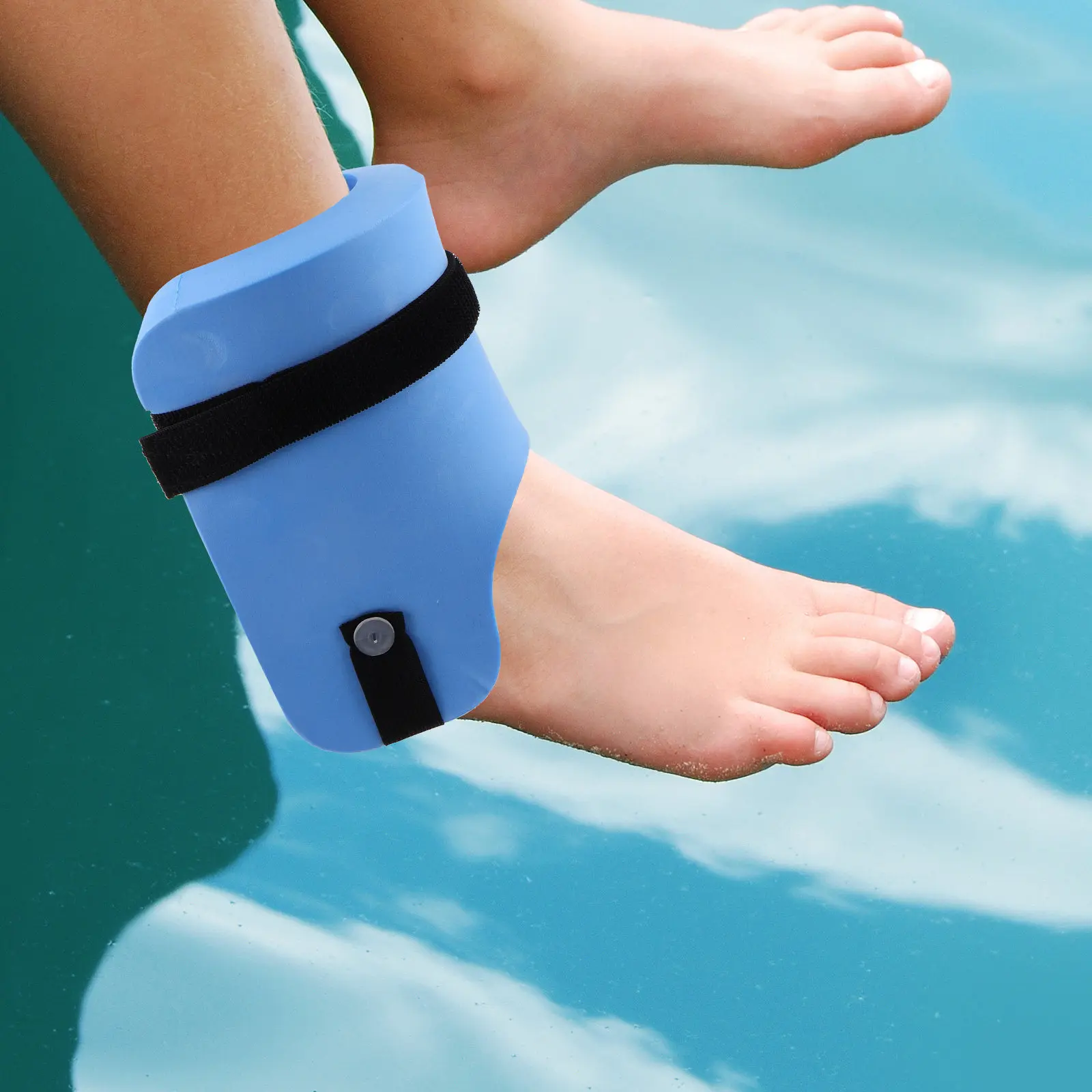 

Пара плавучих ремней из ЭВА для реабилитации взрослых и пожилых людей, регулируемые ремни, пояс для плавания с сопротивлением для бассейна