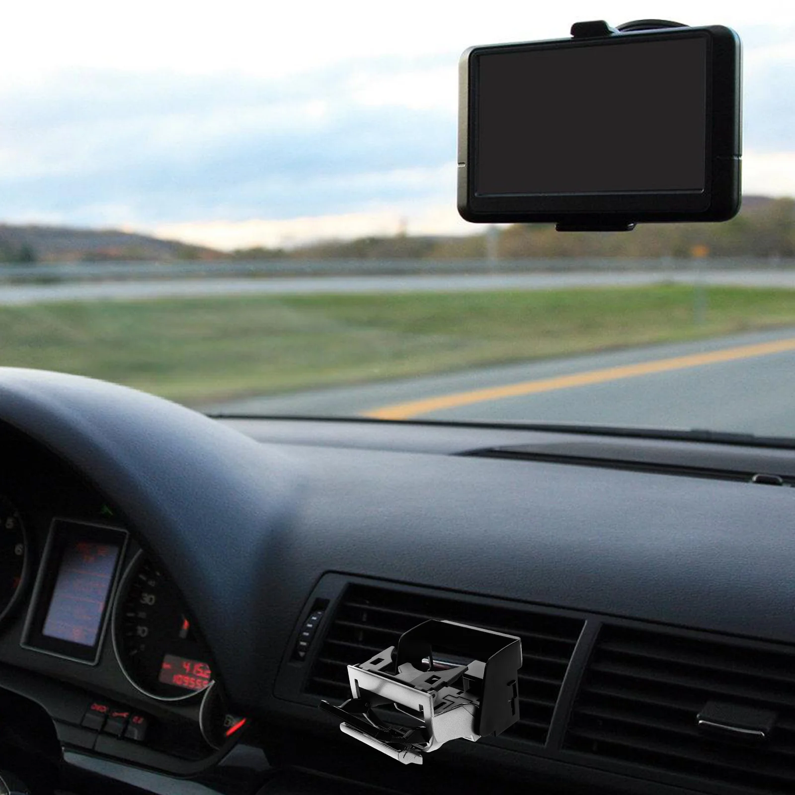 

Car Drink Holder Adjustable Vent Clip Universal Auto Cup Holder Expander Organizer for Coffee Water Bottle Travel Car Interior