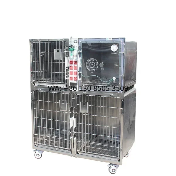 YSVET1220B 304 Stainless Steel Pet Cages & Houses Pet Cages Bird Metal Pet Cages