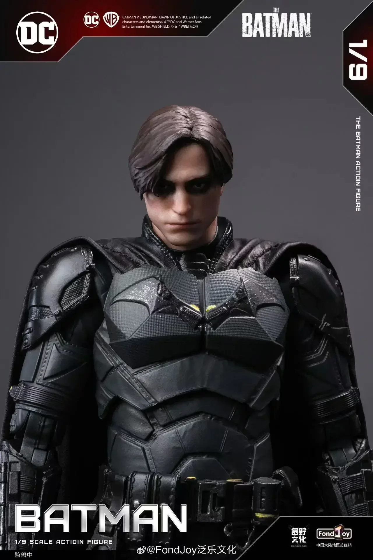 Fondjoy-The Batman Anime Action Figure, Robert Batman, DC Justice League, Modelo de Coleção, Children Birthday Gift, Novo, 2024