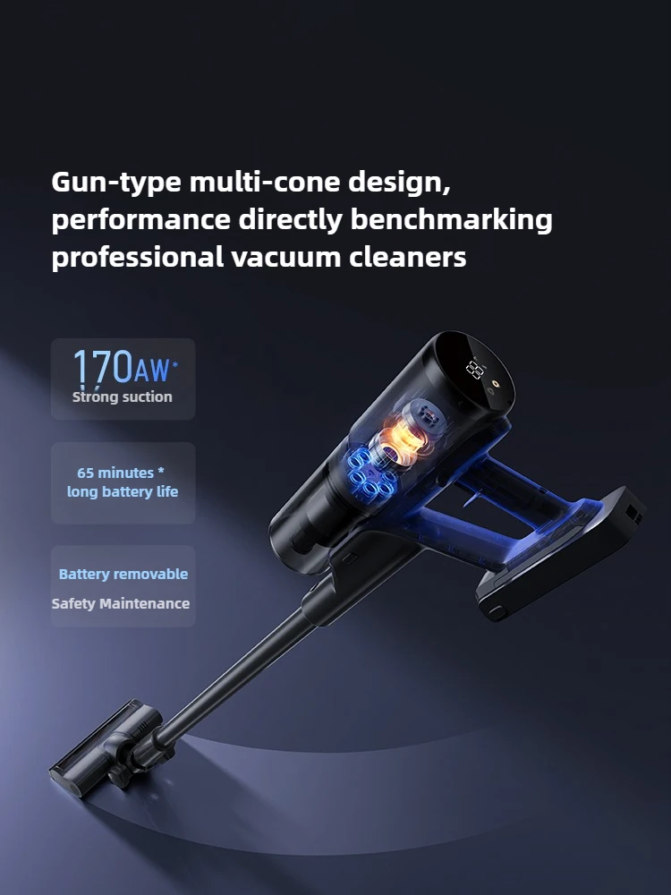 شحن مجاني Dreame 5-in-1 جهاز تنظيف الأرضيات بذراع ميكانيكي T50Mix مكنسة كهربائية، إزالة العث، لا بقع مائية، لا انسداد، #5