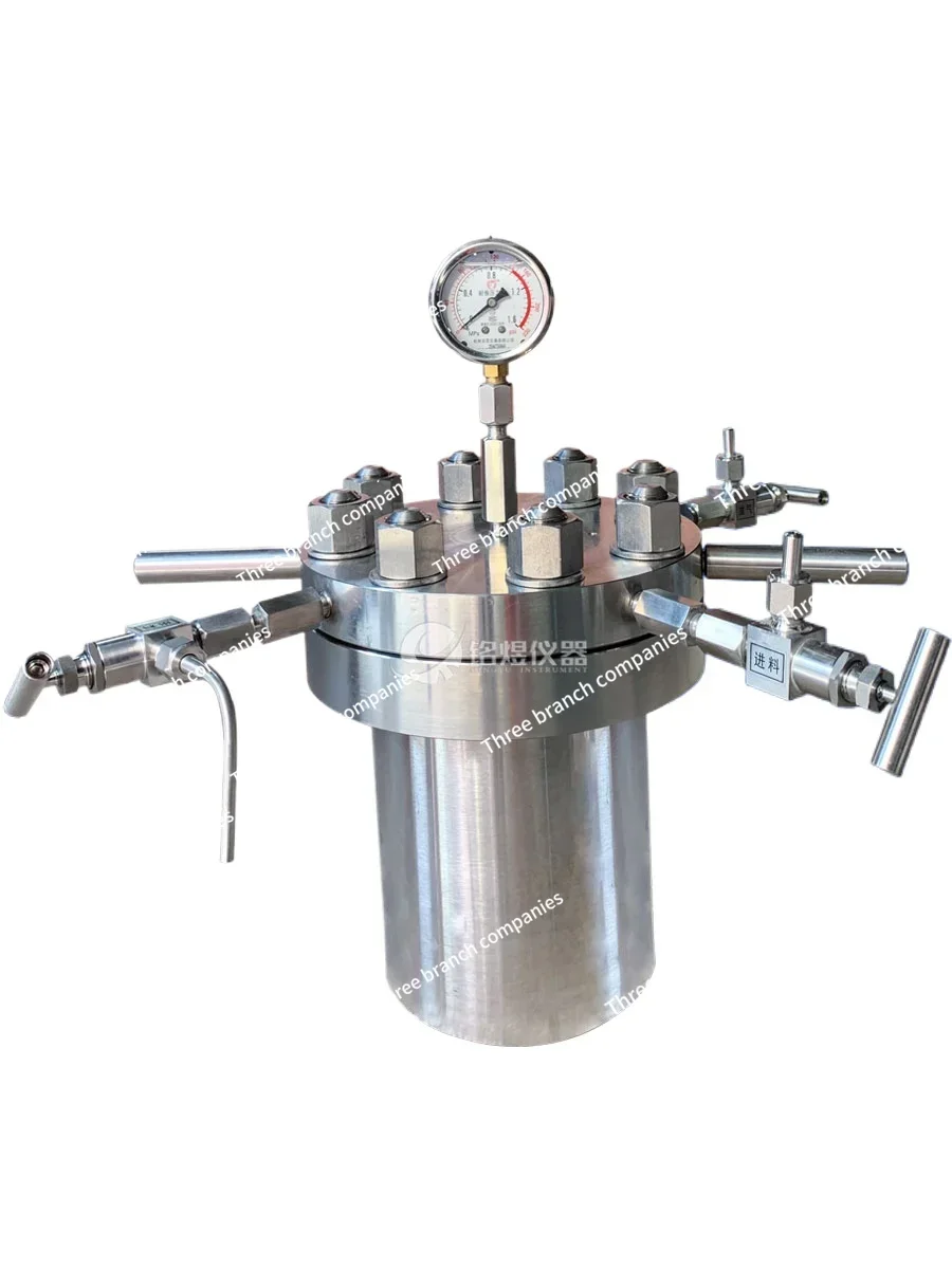 Laboratory Stainless Steel High Pressure Reactor High Temperature Lined Crystallization Distillation Micro Simple