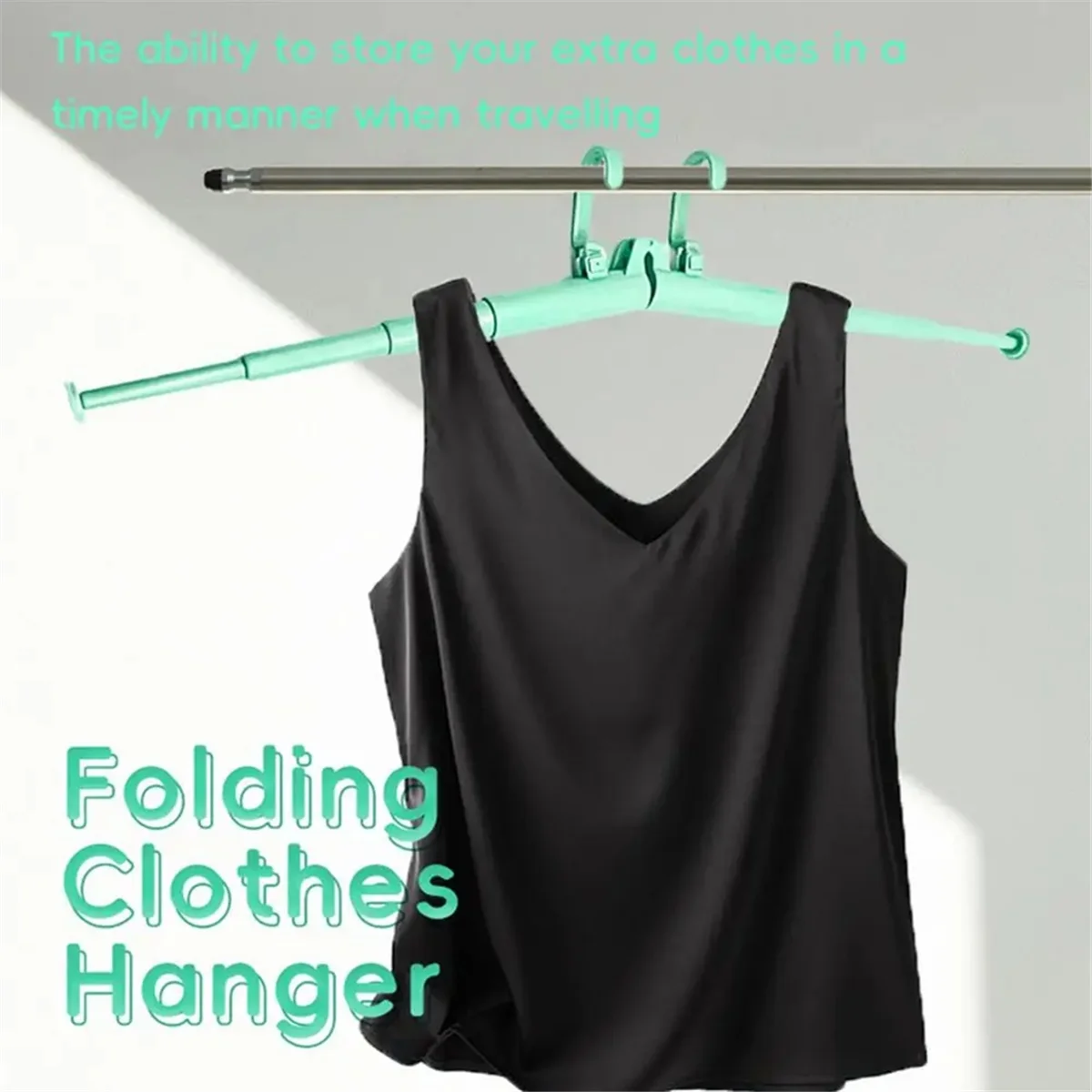 Телескопическая вешалкаСкладные вешалки для одежды Складные вешалки для сушки одежды Вешалки для экономии места Многофункциональные