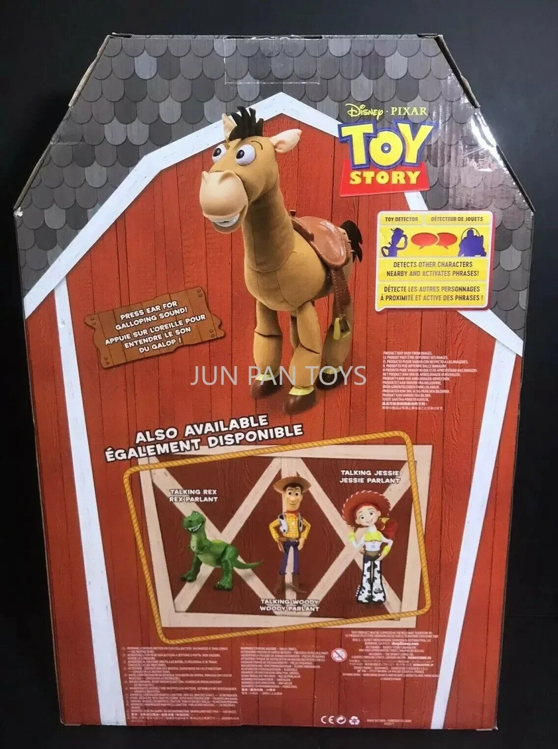 Origineel Disney Pixar Toy Story Woody's Roundup Bullseye pluche figuur met geluid elektronisch interactief speelgoed kerstcadeau