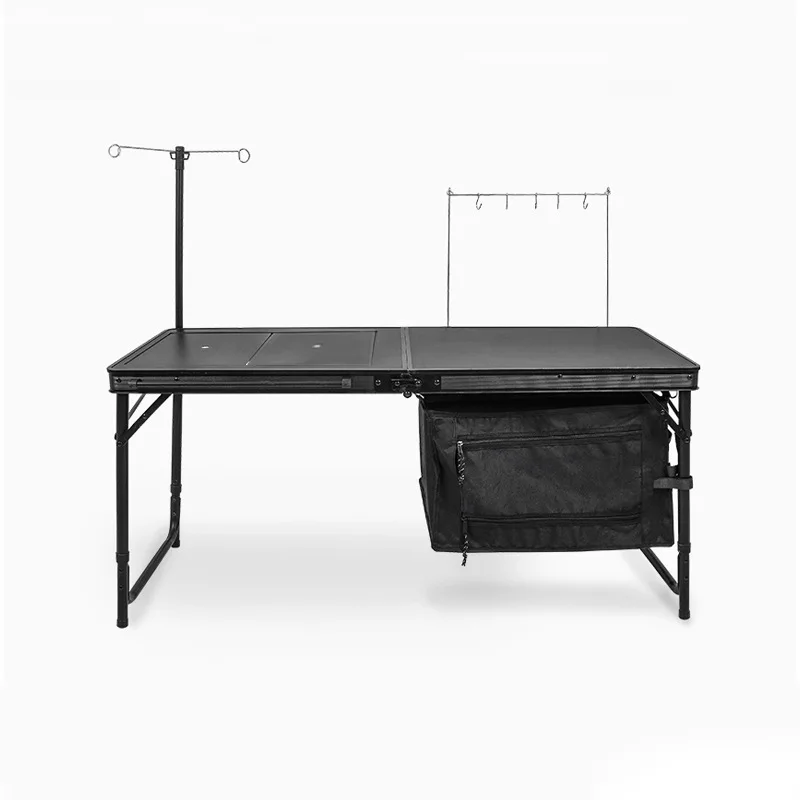 

Outdoor Mobile Kitchen Table Camping Folding Lifting Table Field Equipment Supplies Portable Easy Device