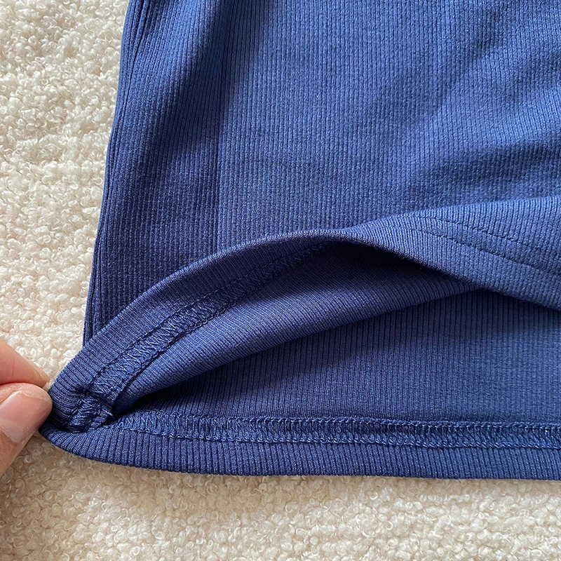 Screw Thread T Shirt Women Autumn Long Sleeve Top Basic Cotton T-Shirts Korean Style Clothes Slim Tee Shirt Femme Camiseta Mujer