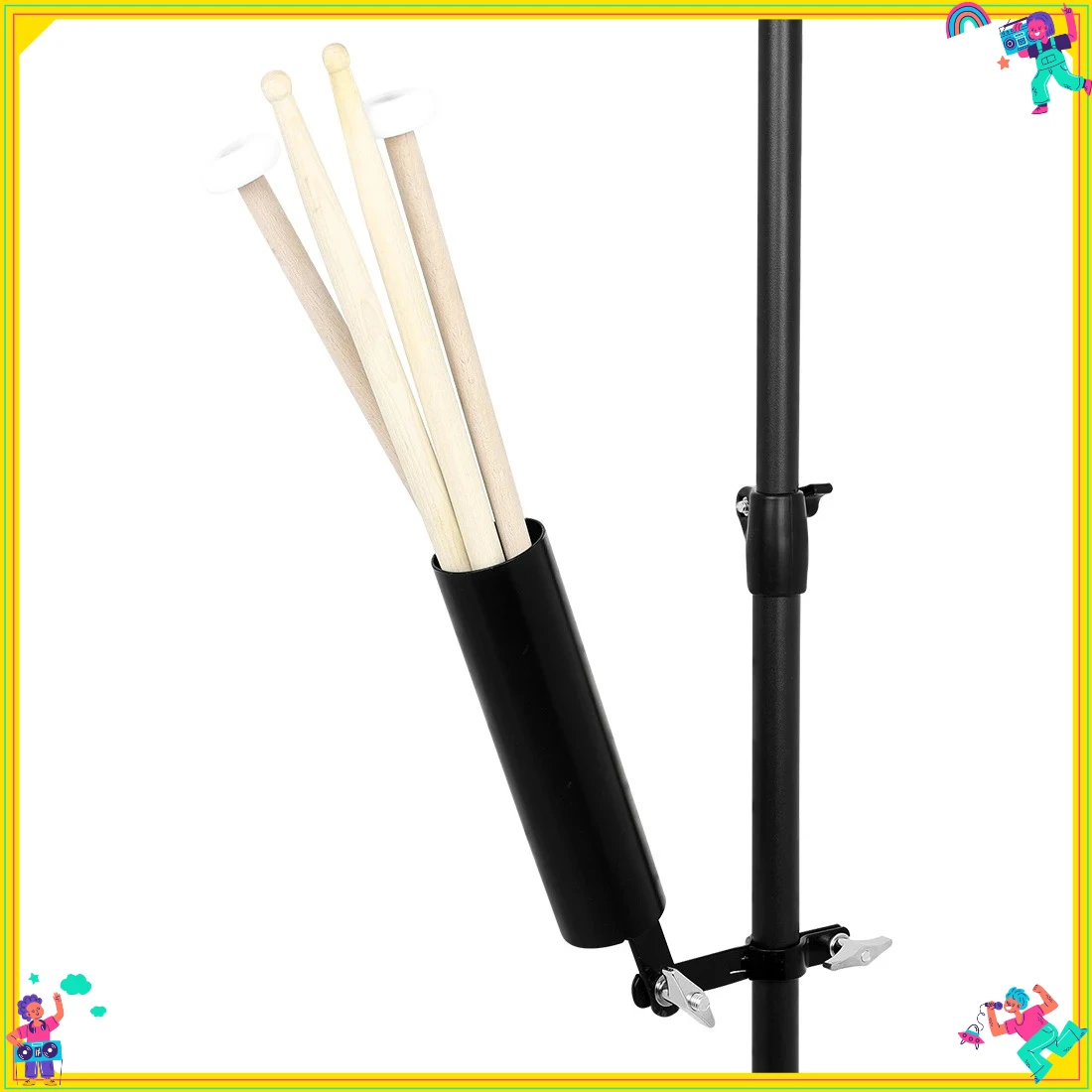 Barile per tamburo IRIN Supporto per striscia in acciaio al carbonio Barile per tamburo Barile di stoccaggio adatto per il trasporto di parti di strumenti a percussione