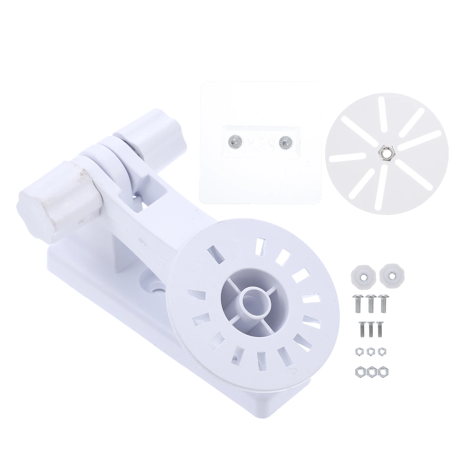 

2 Pcs Security Mount Wall Bracket System ABS Material Outdoor Indoor Easy Install Protect Wiring