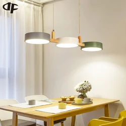 Lámpara colgante Led moderna para comedor, candelabro de techo de estilo minimalista, luz colgante decorativa para cafetería y Bar, candelabro de interior