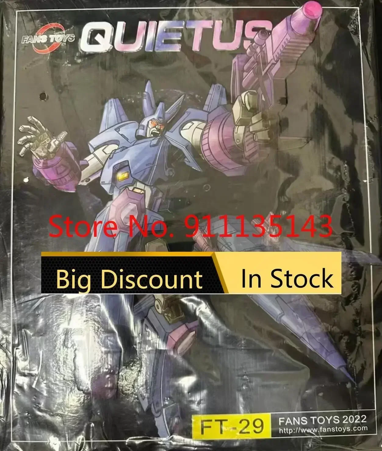 

Fanstoys Ft-29 Fans toys Quietus Original Color Second Version 2022 Ver In Stock