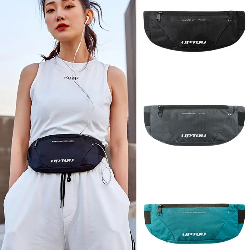 Running Waist Bag Multi-Functional Invisible Waist Bag Large-Capacity Breathable Fanny Pack Cell Phone Pouch Waterproof For Gym