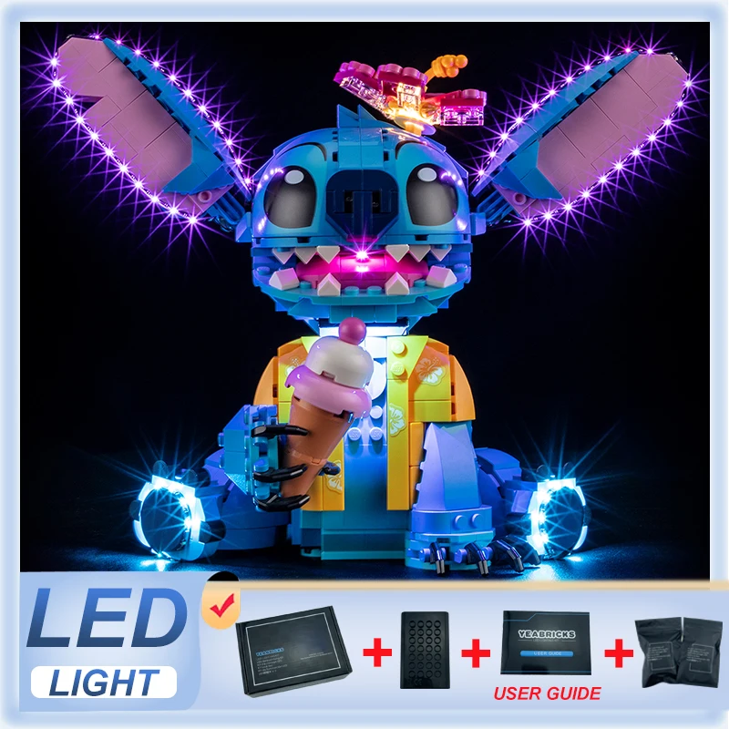 

Усовершенствованный комплект светодиодных фонарей «сделай сам» для стежка Lego 43249 (только светодиодный светильник, без модели блоков), высокая производительность