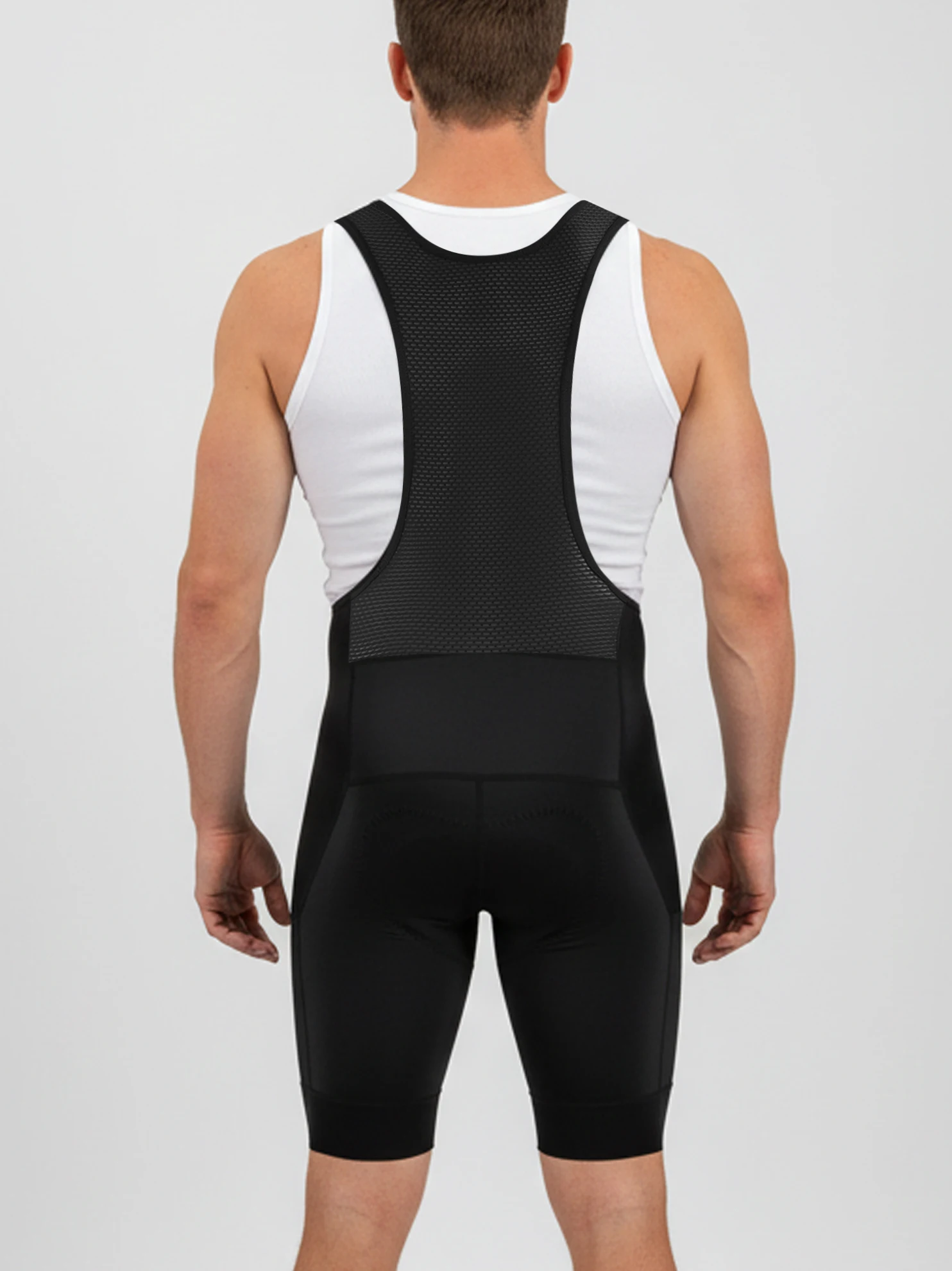 Neue Pro-Radsport-Trägerhose für den Sommer, atmungsaktiv, schnell trocknend, für Mountainbike und Rennrad, Herren, professionelles Schwammpolster, Fahrradbekleidung – Detail 2