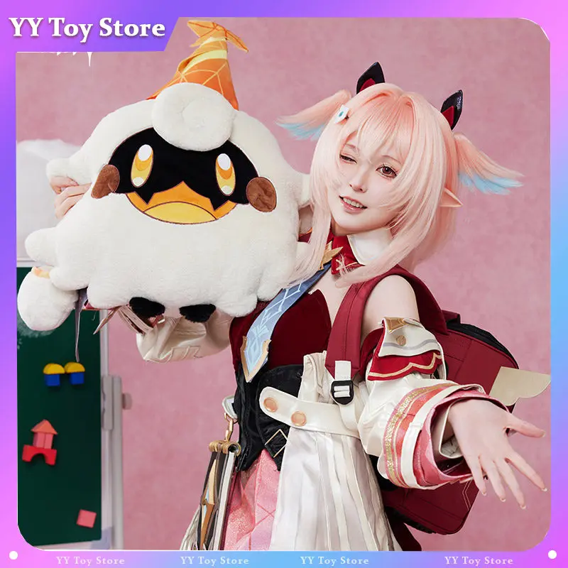 

【Genuine】Genshin Impact Plush Doll Cartoon Game Character Plush Toy Kawaii Home Ornament Collection Birthday Gift For Fans
