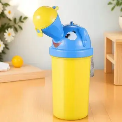 

Portable Urinal for Toddlers Boys Safe Material No Leakage Design Travel Emergency Lightweight Compact Easy Cleaning Reusable