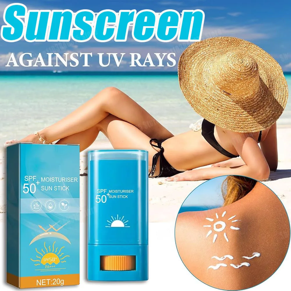 

Солнцезащитный крем SPF50 + Освежающая водонепроницаемая солнцезащитная палочка Анти-УФ-защита для всех типов кожи Солнцезащитный крем