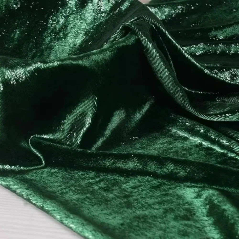 

Блестящий золотой бархат, окрашенный яркий шелковый Cheongsam для дизайна платья, ткань оптом, ткань на метр для шитья, материал «сделай сам»