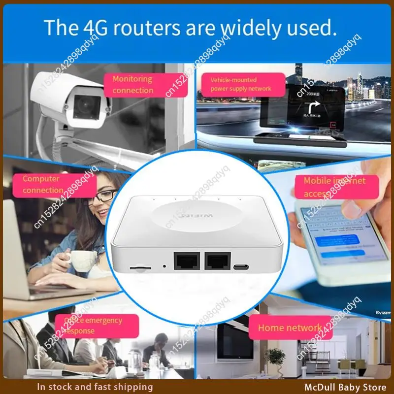 

ABJA-4G LTE Router Wifi 6 SIM Card Modem Support 32 Device Connections Mobile Wireless Router For Asia Africa Europe