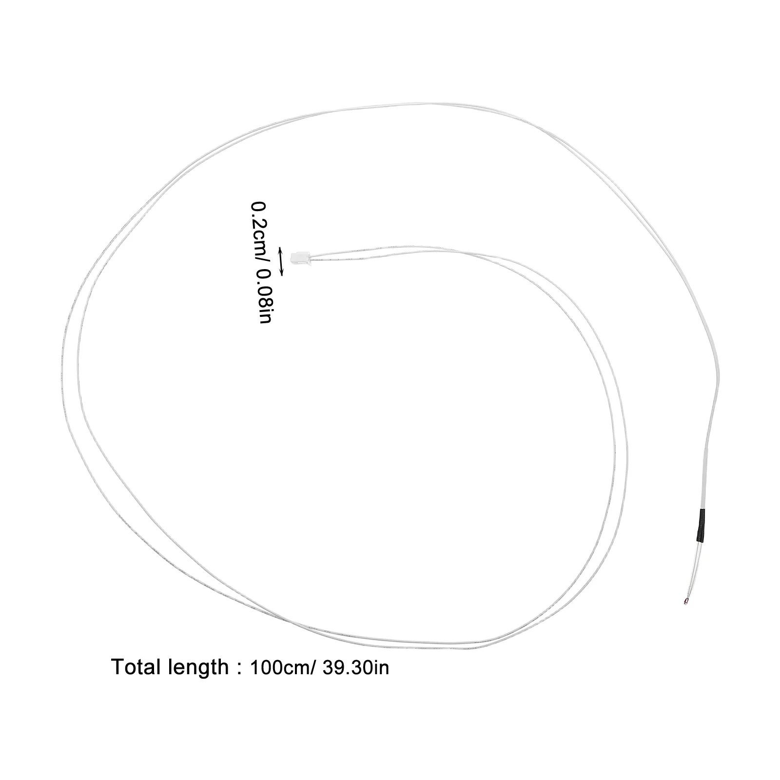 5 قطعة طابعة ثلاثية الأبعاد استشعار درجة الحرارة التحقيق Xh2.54 K نوع الحرارية ل Hotend ساخنة السرير استبدال الأسلاك تسخير الطباعة ثلاثية الأبعاد #2