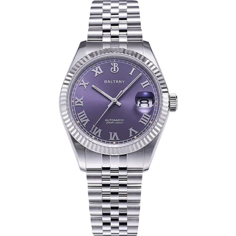 Baltany Men Automatic Watch 39mm Retro Pilot Mechaical Wristwatch Sapphire 10Bar Waterproof Luminous NH35