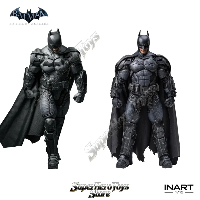 24-hour Shipping INART Batman: Arkham Origins Battle Damaged Edition/Regular Version 1/12Action Figures Collectible Gifts