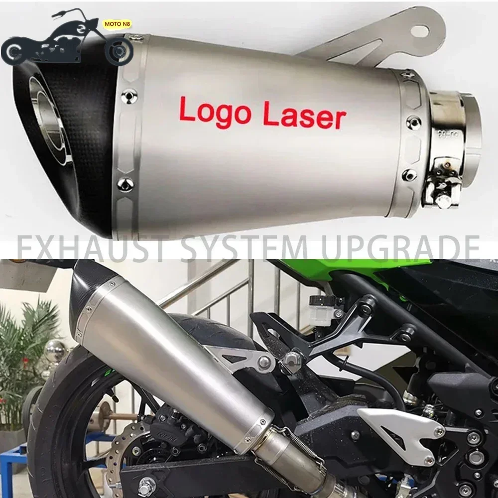 

MOTO N8 For BMW S1000RR 2010-2014 S1000R 2010-2016 60mm 65mm Slip-on Motorcycle Exhaust Muffler Escape Moto Removable DB Killer