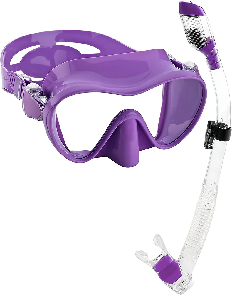 

Snorkelling Mask Adult & Junior Wide View Snorkel Mask Easy Adjustable Strap Mask for Diving Snorkelling and Swimmingpromote sal