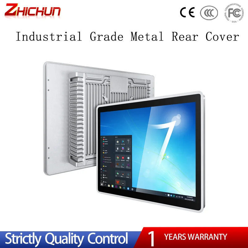 IP65 Waterproof High Quality LCD Touch Screen Display 12.1/15.6/17/19/21.5 Inch Industrial Panel PC Tablet With Android Win OS
