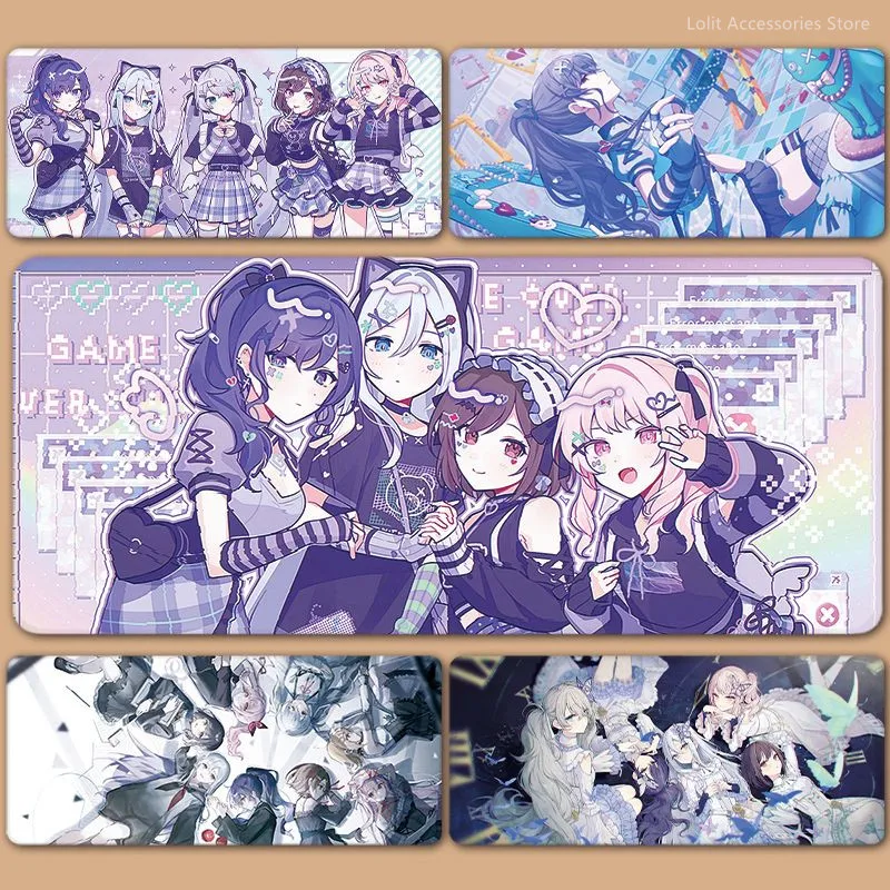 Project Sekai Colorful Stage! Feat Yoisaki Kanade Asahina Mafuyu Akiyama Mizuki Shinonome Ena Game Mouse Pad Keyboard Mouse Pad