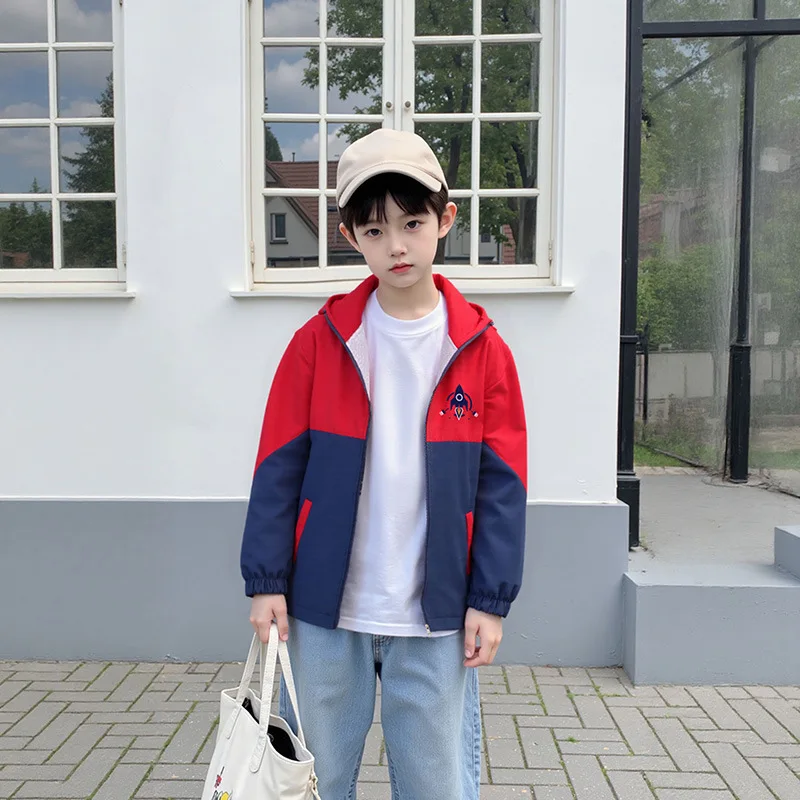 سترة بيسبول للأولاد بتصميم جديد معطف ربيعي وخريفي عصري للأطفال الأولاد ملابس خارجية رائعة وسيم #5