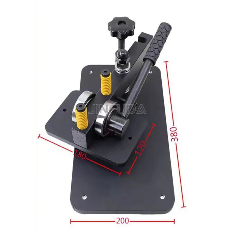 

Portable Manual Hand Leather Strap Circle Label Wallet Keychain Punch Die Cutter