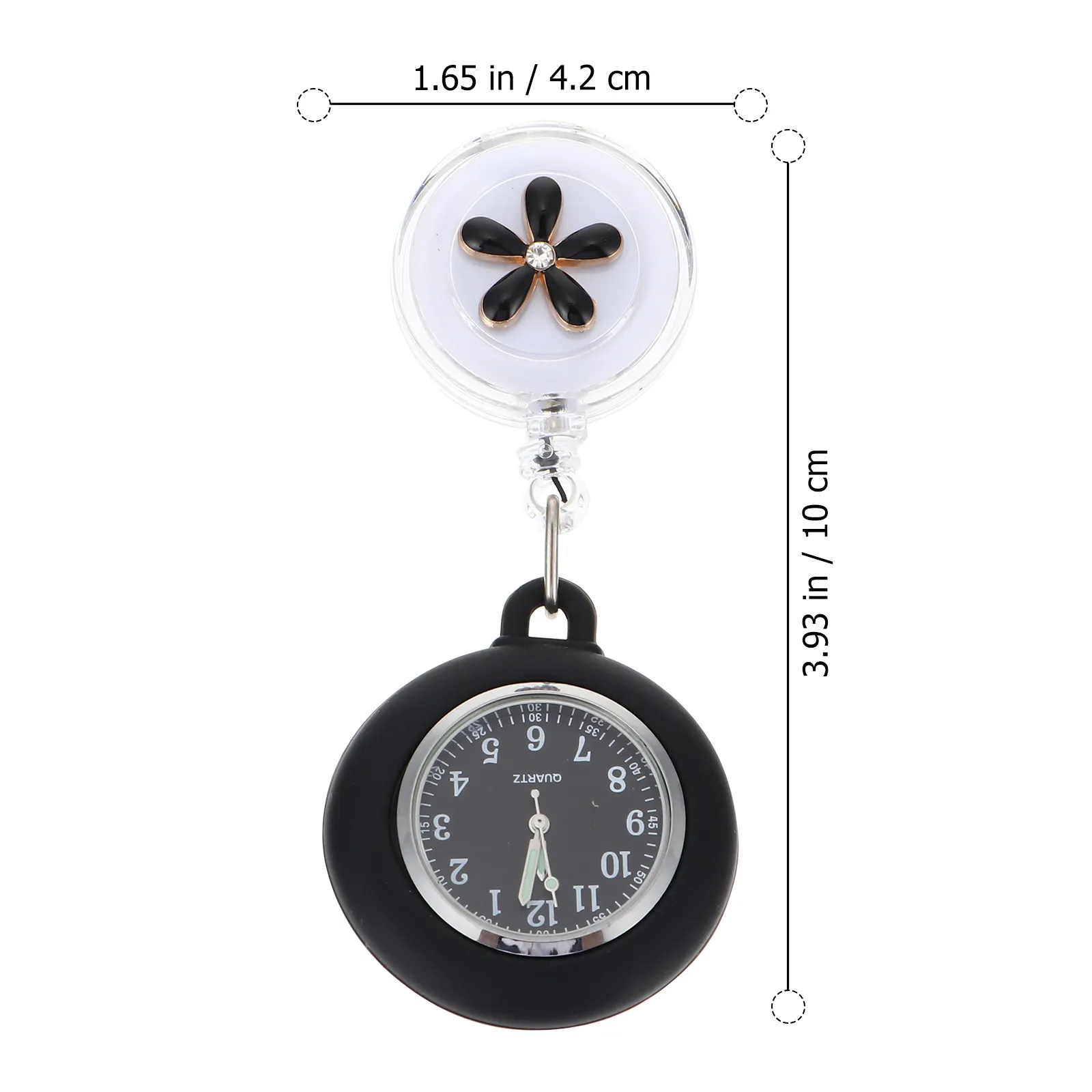 Pocket Watch Fob Hanging Chest Digital Dial Portable Student Timepiece Durable Fob Watches Gift Gift For Women Girls