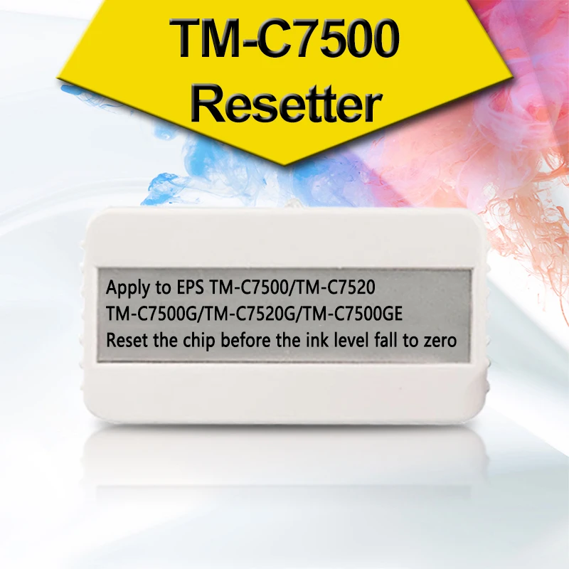 

Universal Resetter For Epson ColorWorks TM-C7500G TM-C7510G TM-C7520G Printer SJIC30P Ink Cartridge and Maintenance Tank Decoder