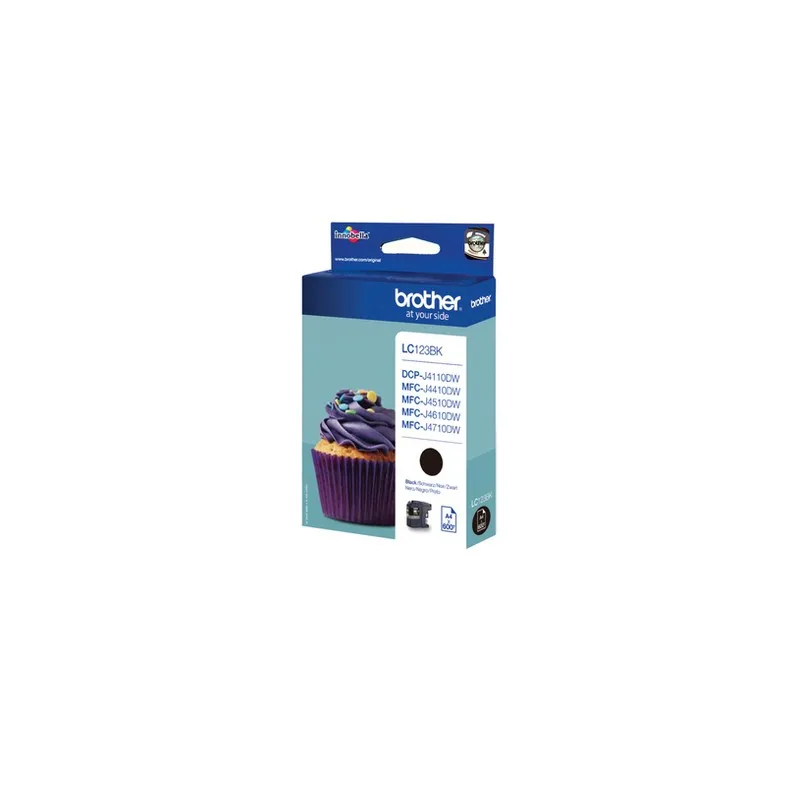 Brother LC123 black Original ink cartridge-LC123BKBP LC123BKBP tintasycartuchos.com