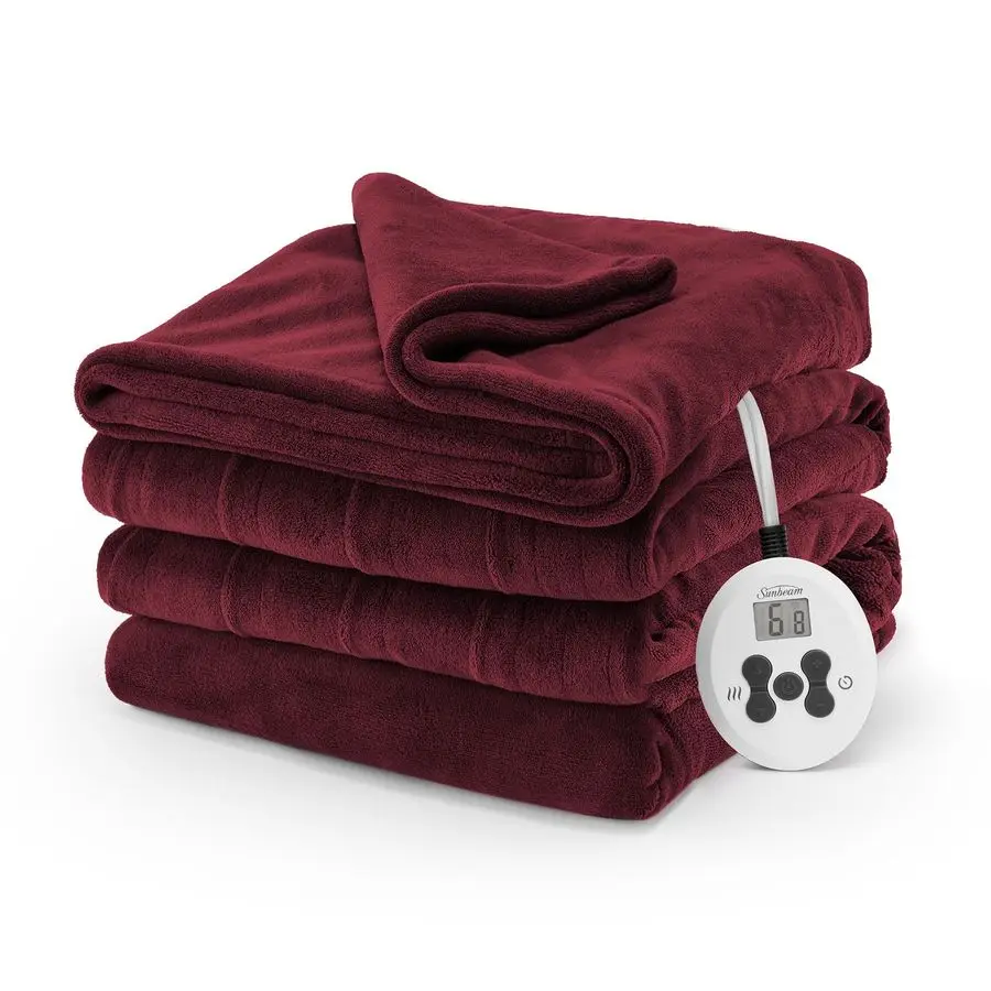 

Royal Luxe Cabernet Heated Blanket Twin